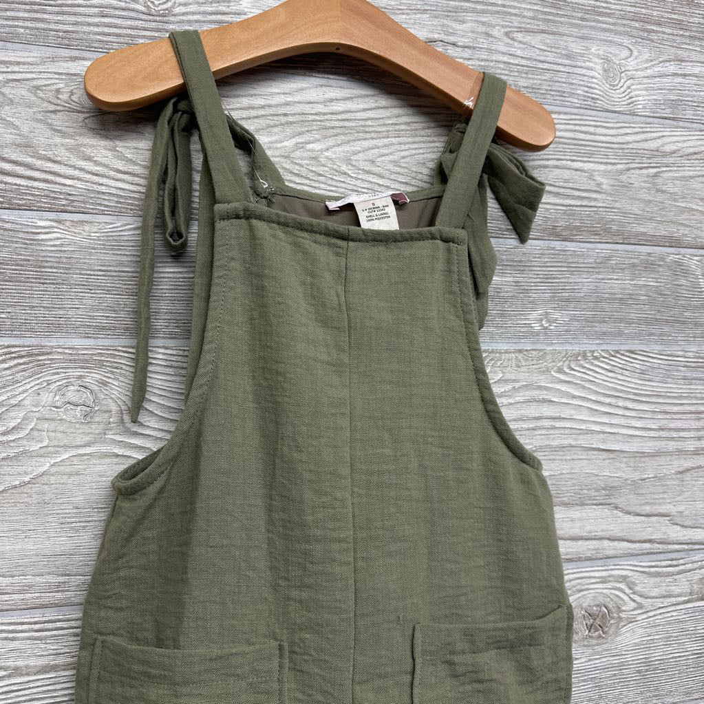 Linen Shortalls W/ Front Pockets 5