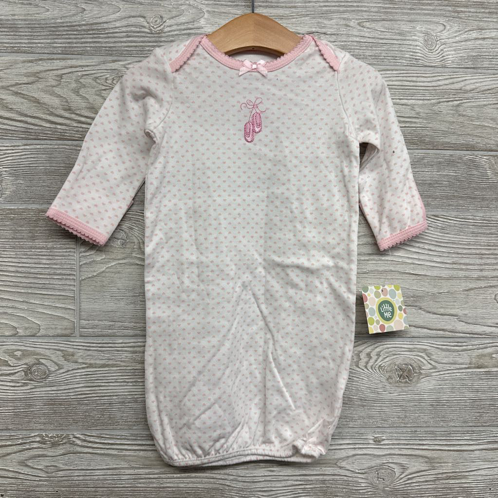 NEW Gown & Hat Polka Dots 0-3M
