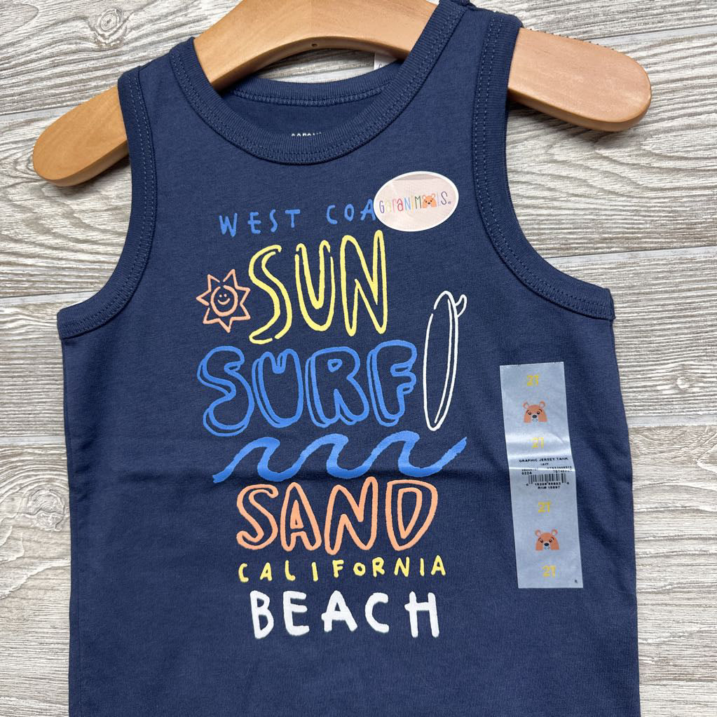 NEW Tank Top West Coast Sun 2t