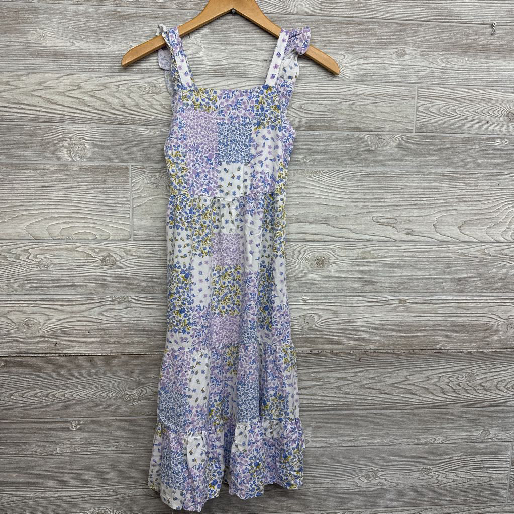 Tiered Tank Dress Flowers 7-8