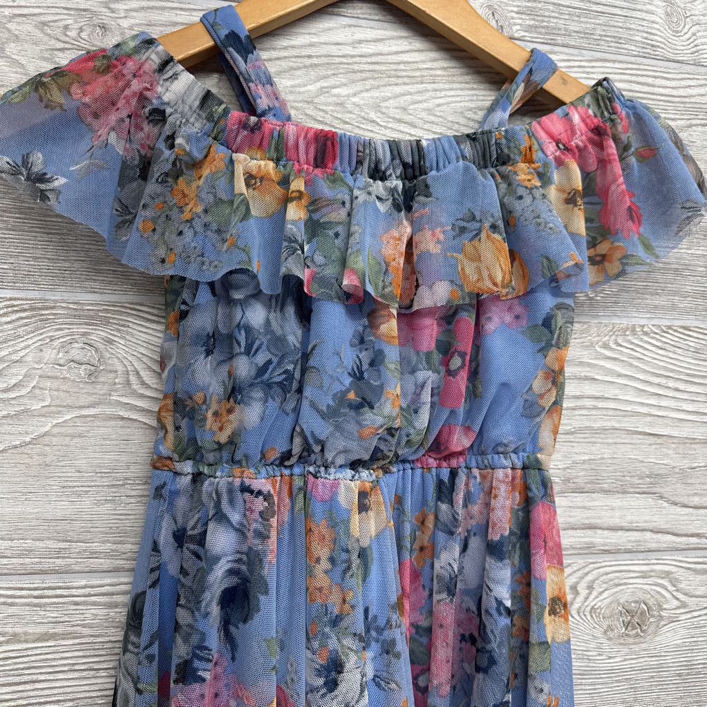 Tulle Off The Shoulder Dress Flowers 7