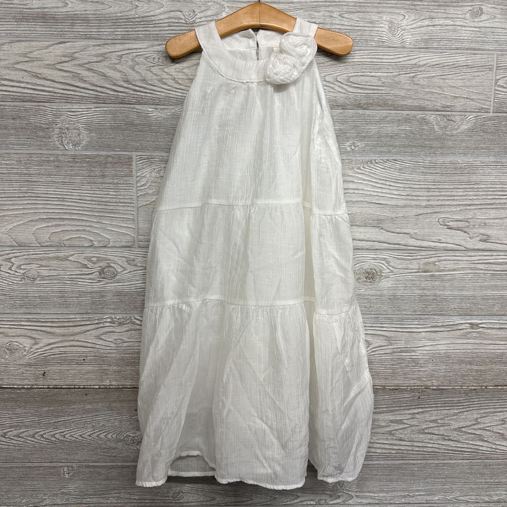 Tiered Halter Maxi Dress Flowers 5-6