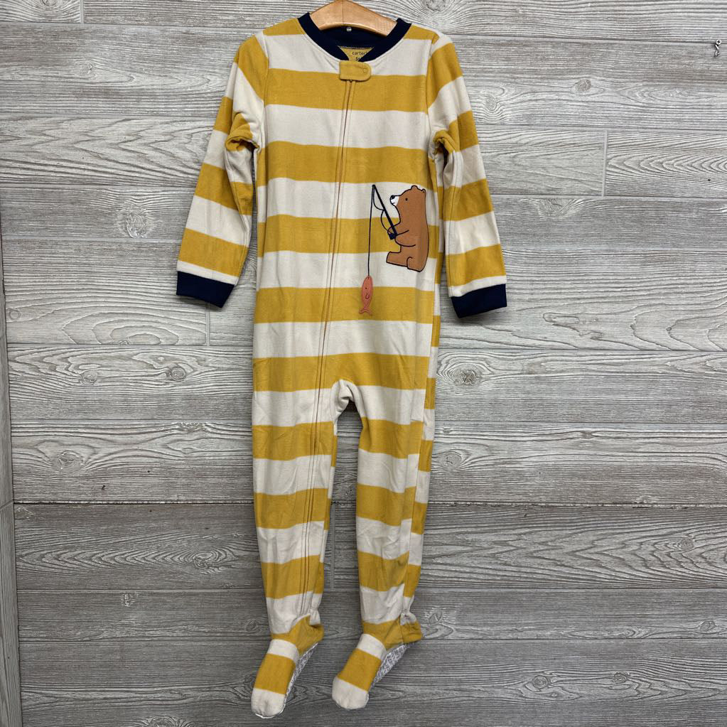 Blanket Sleeper Bear Fishing Stripes 5T