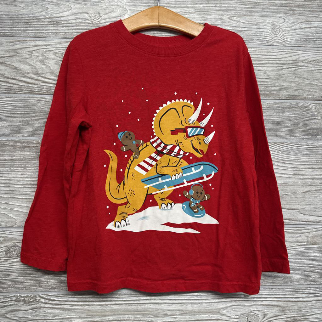 LS Shirt Dinosaur Sledding 6