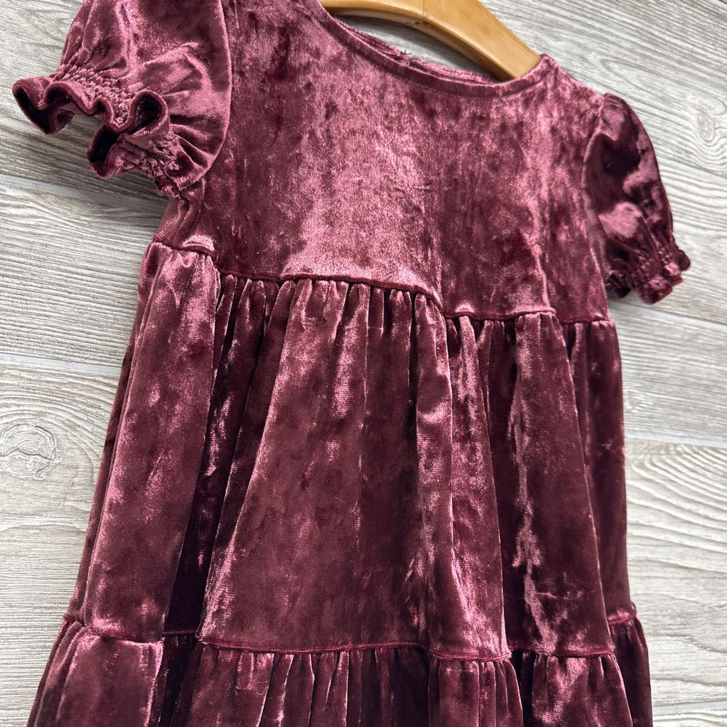 Crushed Velvet Tiered Dress 18M