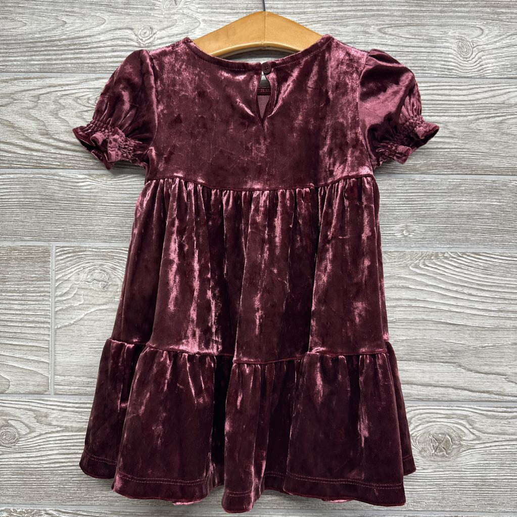 Crushed Velvet Tiered Dress 18M