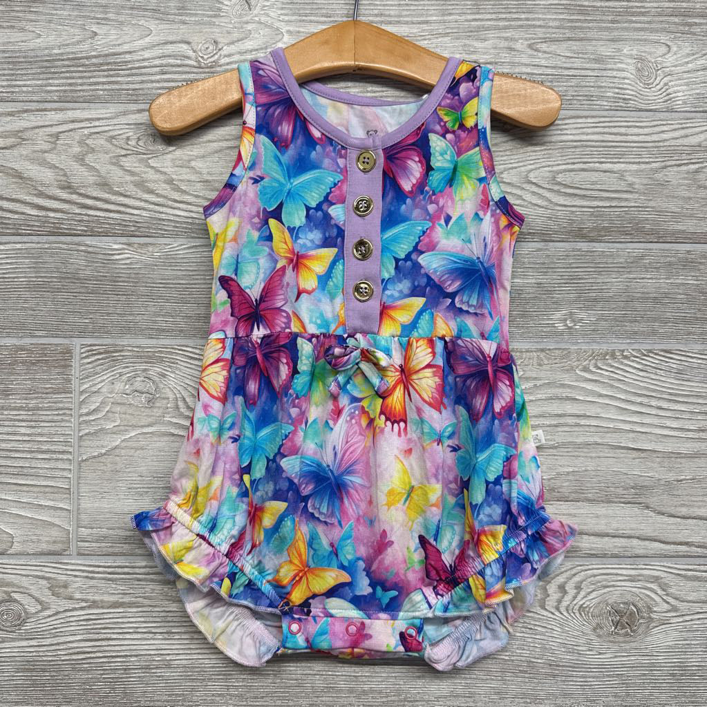NEW Tank Bamboo Romper Butterflies 18-24M