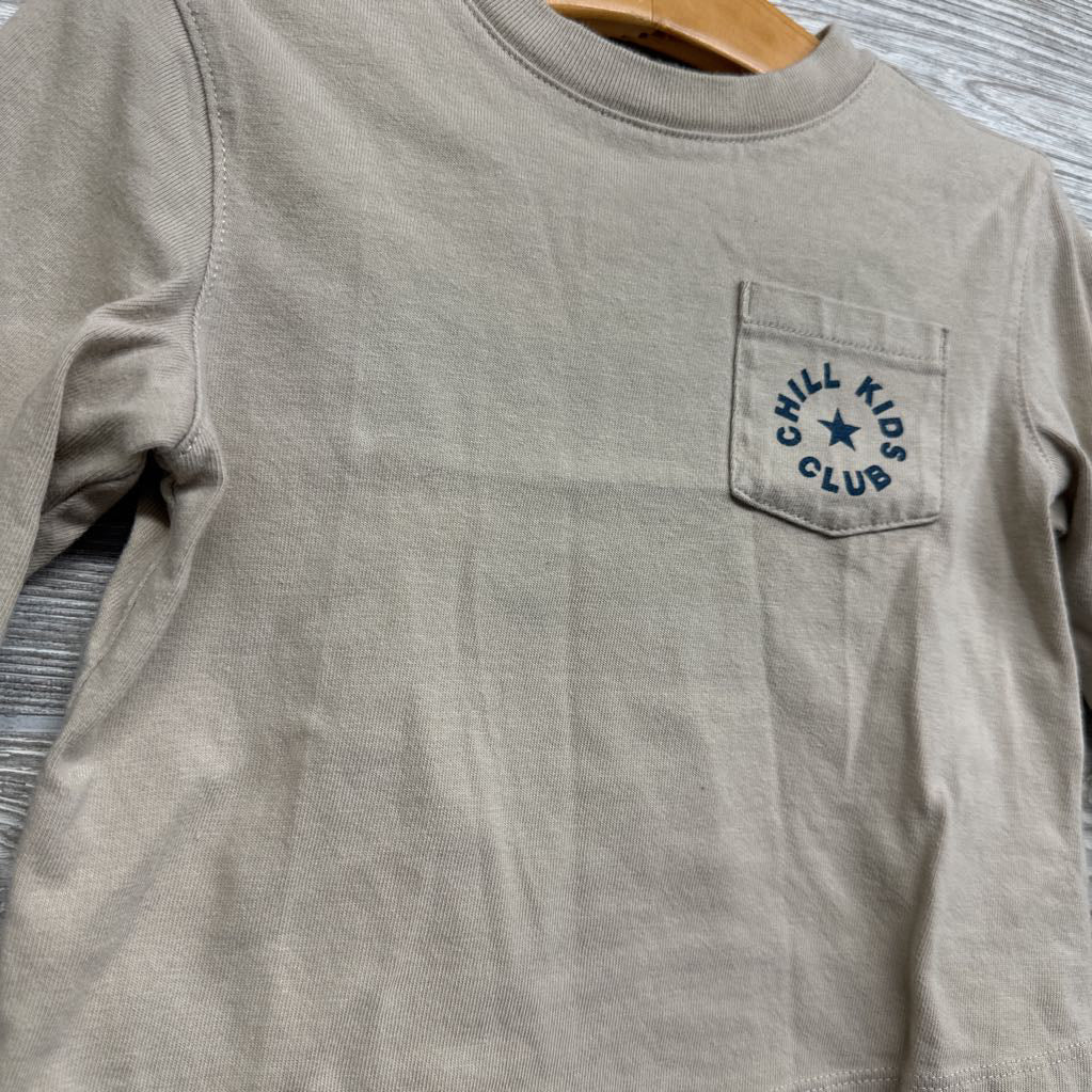 LS Heavyweight Shirt Chill Kids Club 12-18M