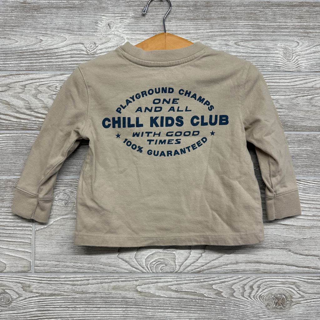 LS Heavyweight Shirt Chill Kids Club 12-18M