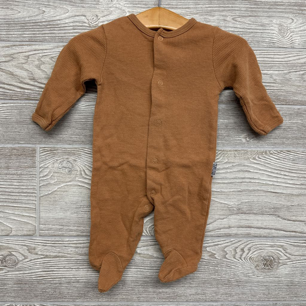 Waffle Knit Snap Sleeper 0-3M