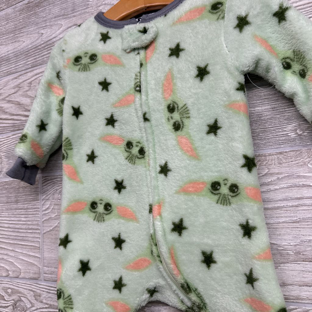 Plush Sleeper W/ Hat Baby Yoda Stars 6-9M