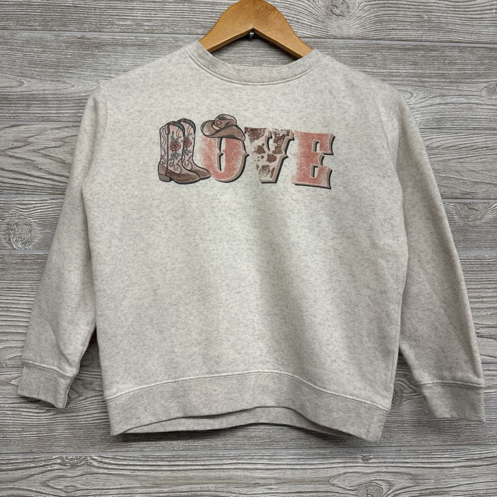 Crewneck Love Cowboy Boots 8