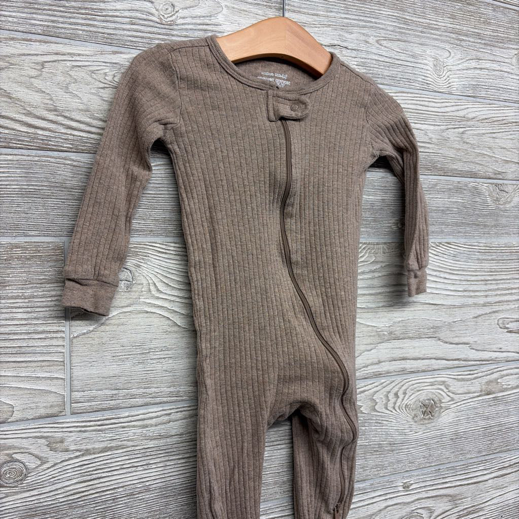 Organic Ribbed Sleeper 12M