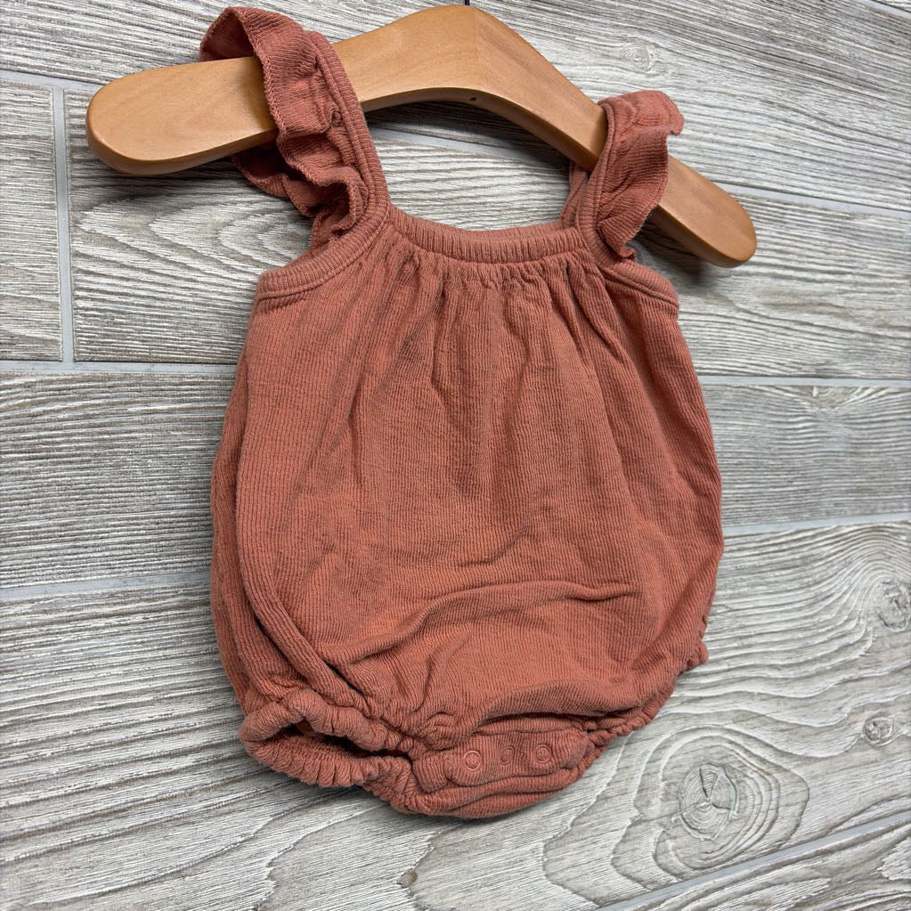 Flutter Strap Tank Romper 0-3M