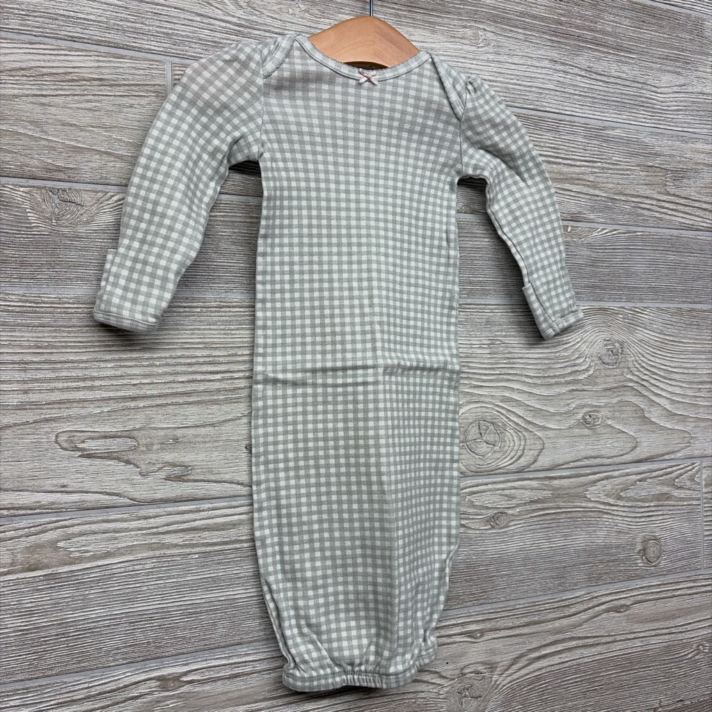 LS PJ Gown Gingham 3M