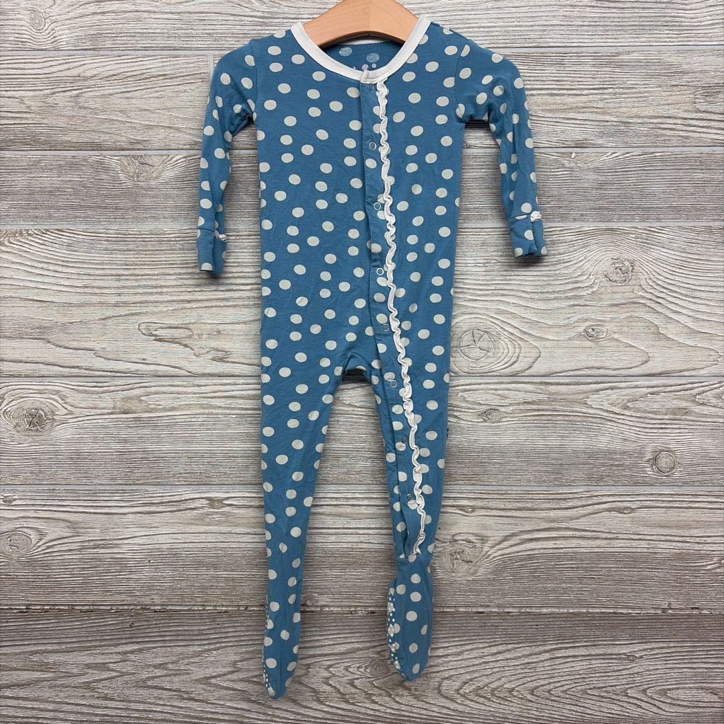 Bamboo Sleeper Dots Ruffle 9-12M