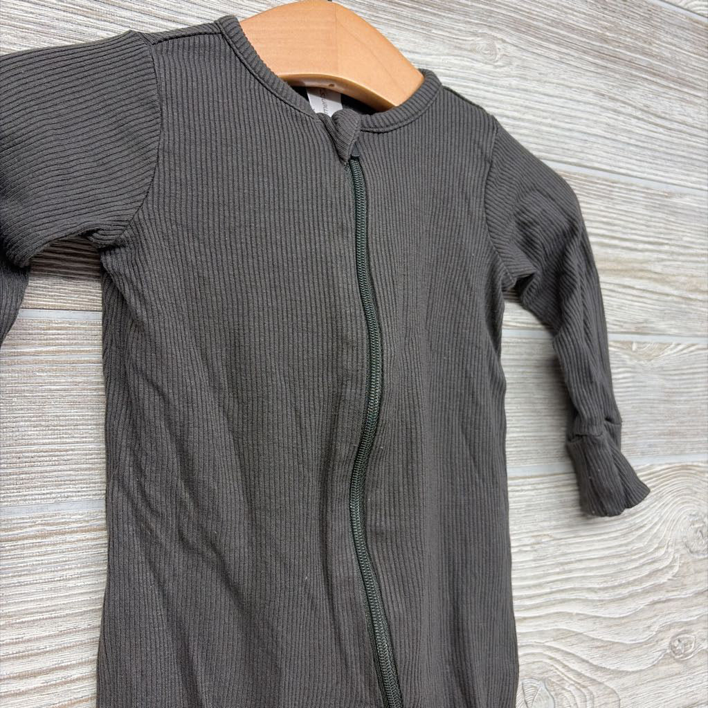 LS Ribbed Bamboo Outfit 0-3M