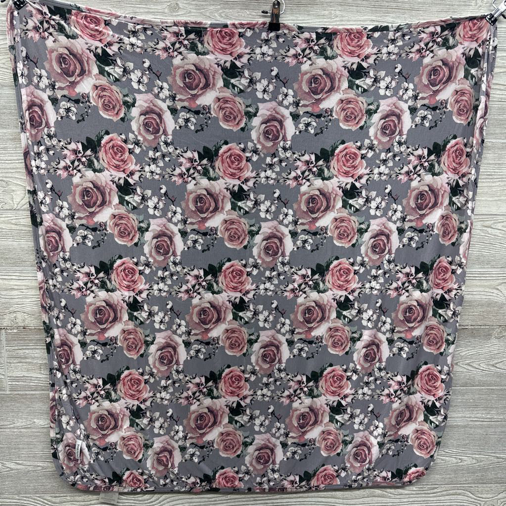 Patoo Bamboo Blanket Flowers Stripes