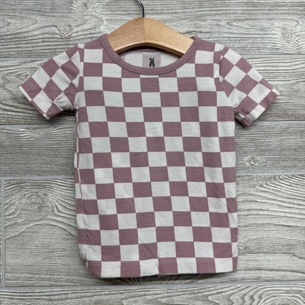 2 Pc Bamboo PJs Checker 18-24M