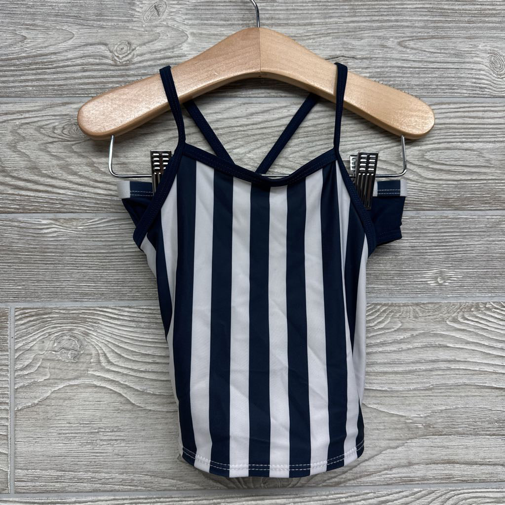 2 Pc Swimsuit Stripes 3T