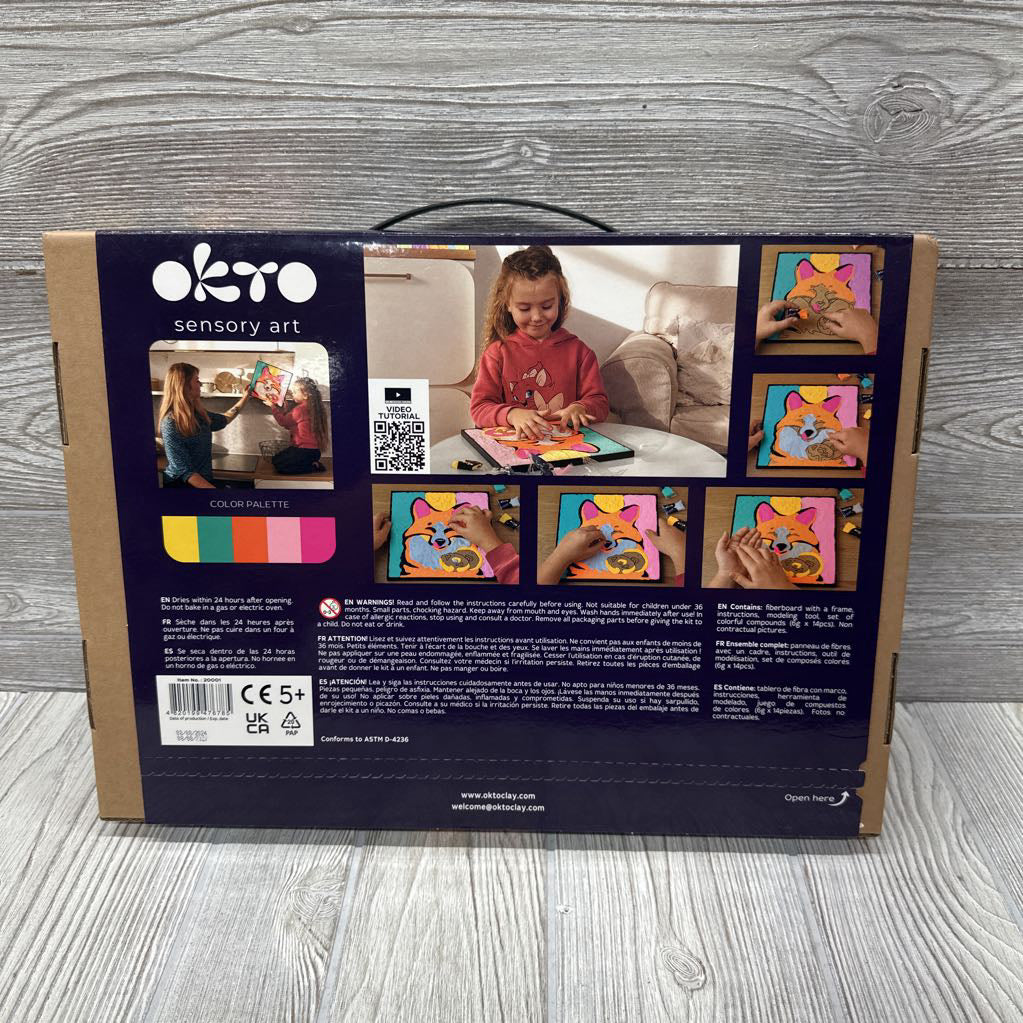 NEW Sensory Art Canvas By Numbers