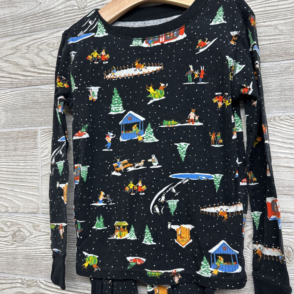 2 Pc LS PJs Dots Ice Skating 8