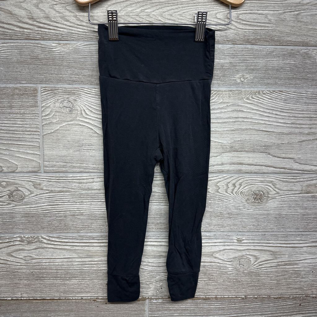 LS Bamboo Henley Shirt & Fold Over Pants 12-24M