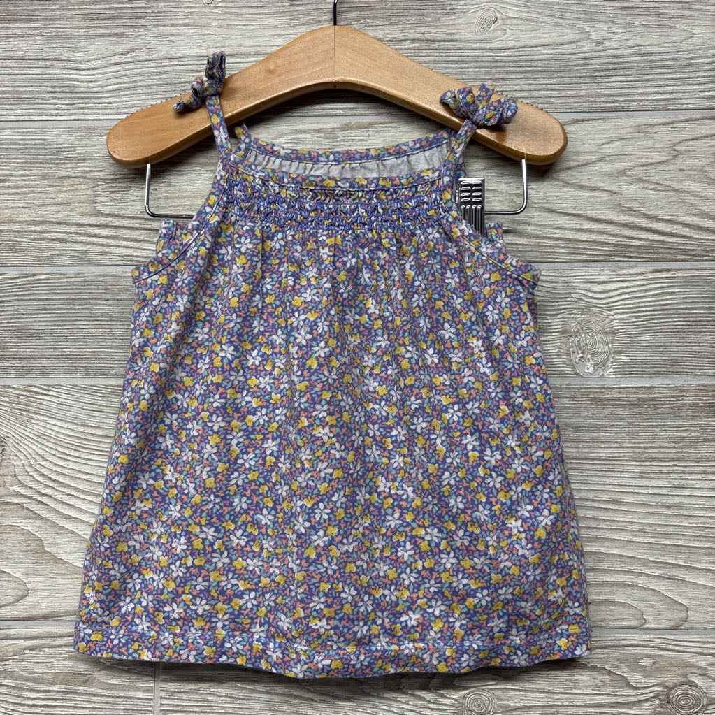 Smocked Tank Top & Skort Flowers 3T