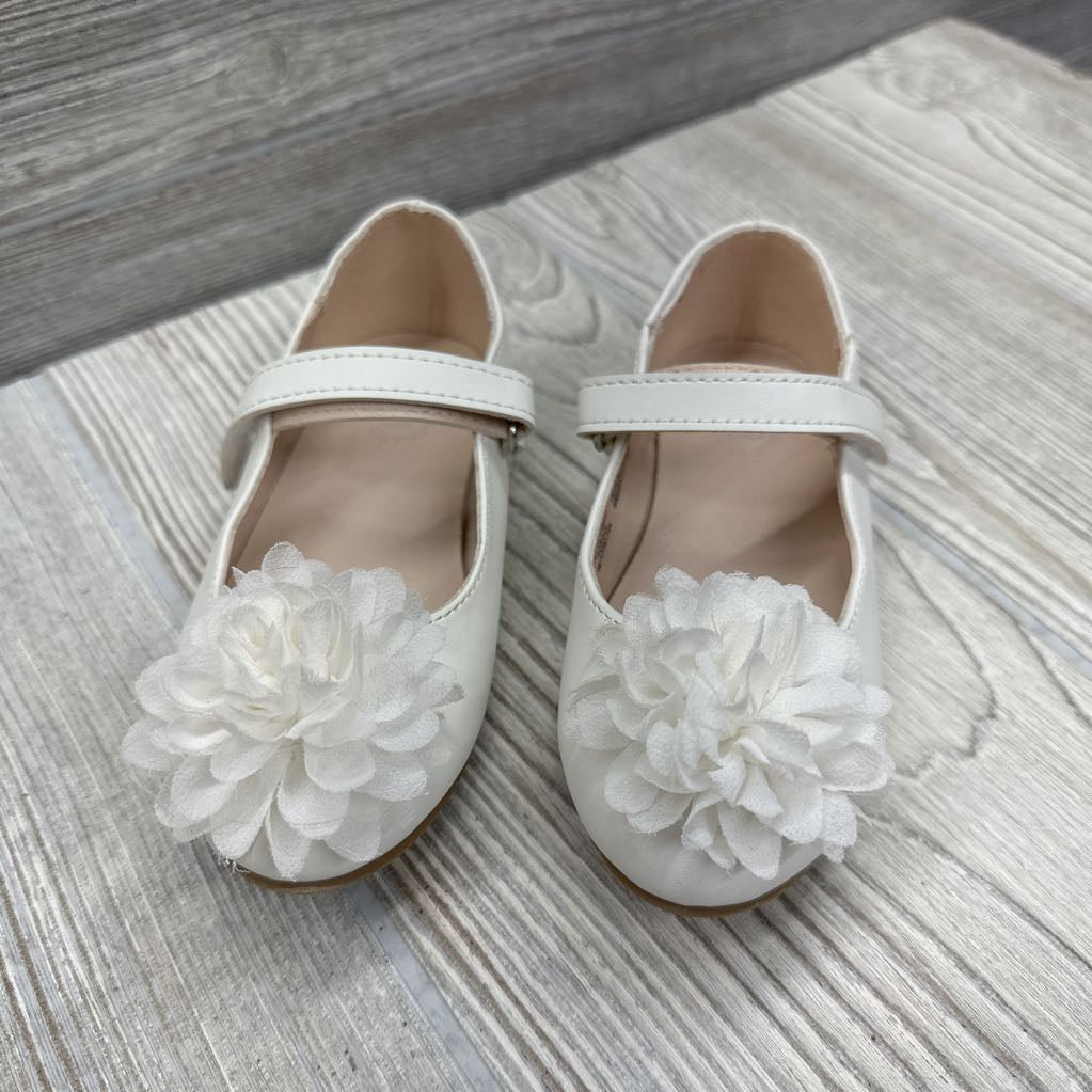 Velcro Flats Flower On Toe 8c
