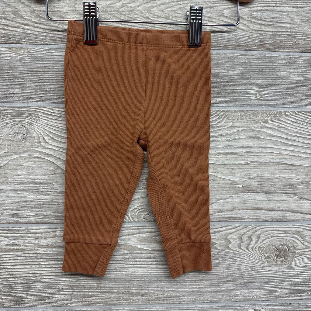 LS Ribbed Snap Up Shirt & Pants 6M