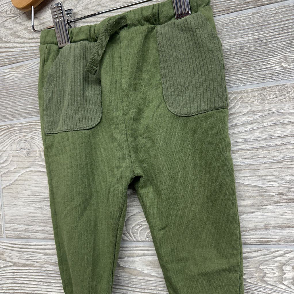 French Terry Joggers Ribbed Pockets 6-9M