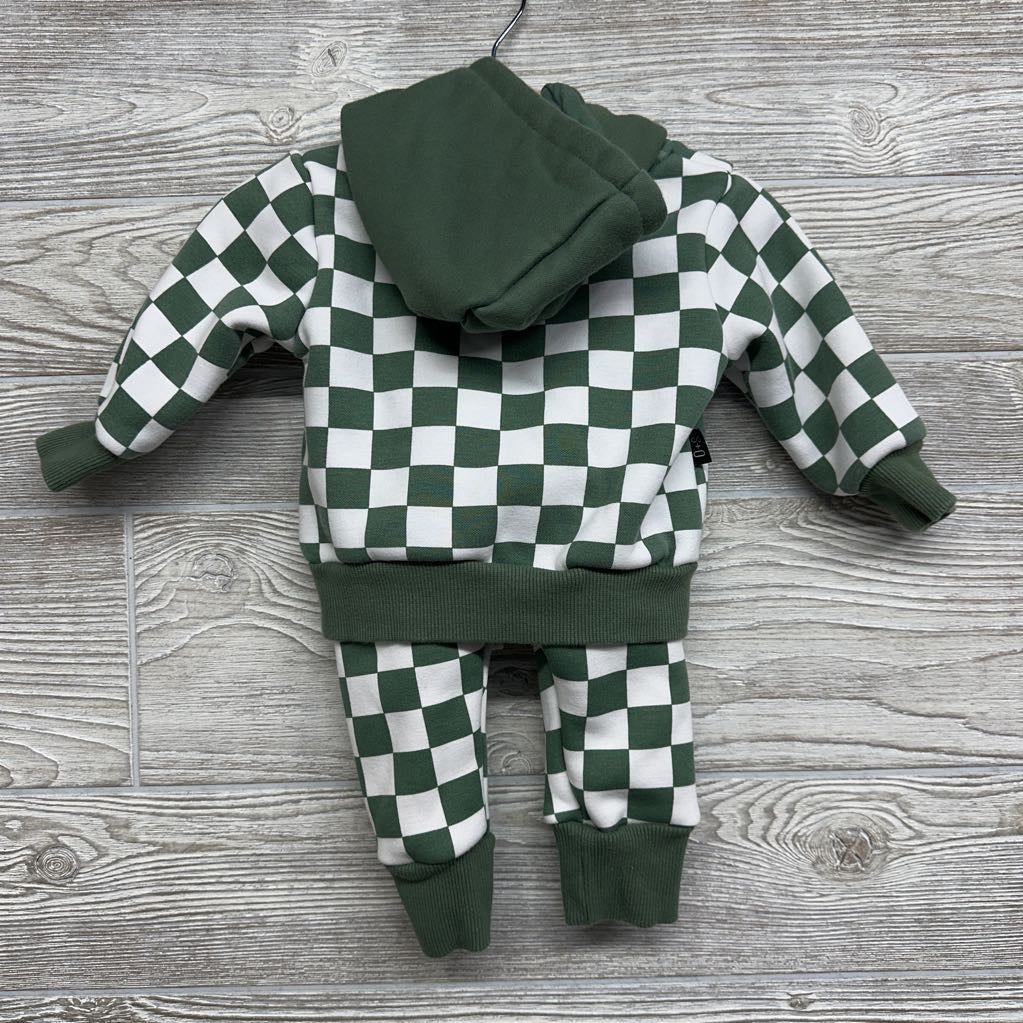 Hoodie & Joggers Checker 3-6M *