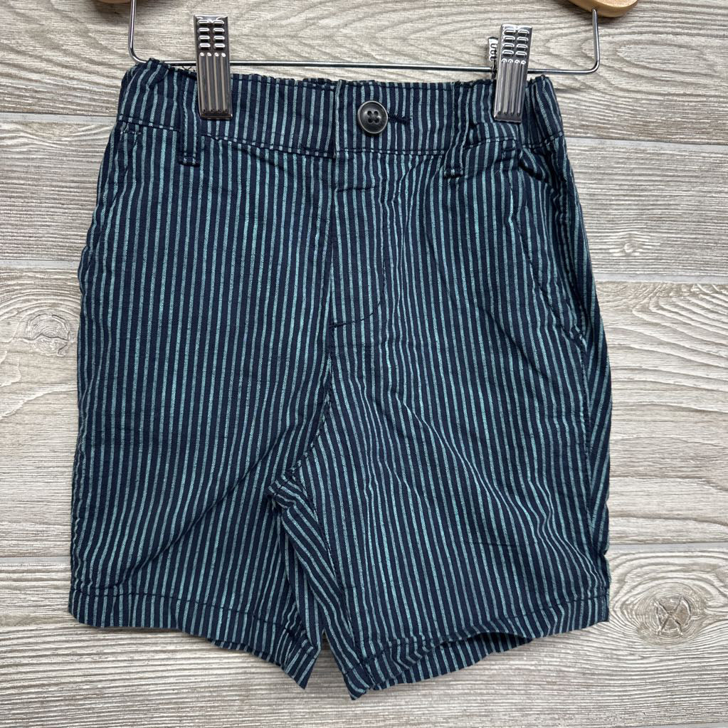 NEW Flat Front Shorts Stripes 3T