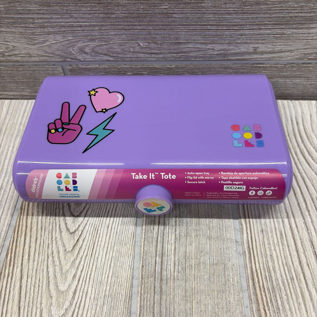 NEW Take It Tote Caboodles X Claire's