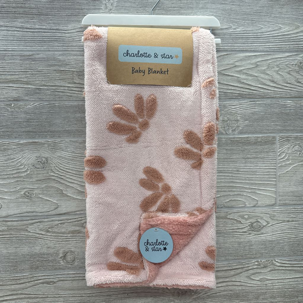 NEW Plush Blanket Flowers