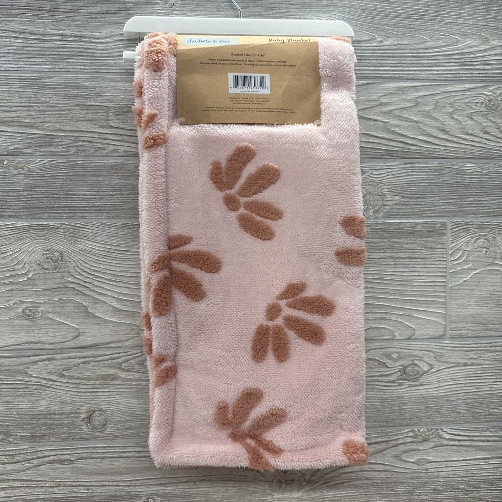 NEW Plush Blanket Flowers