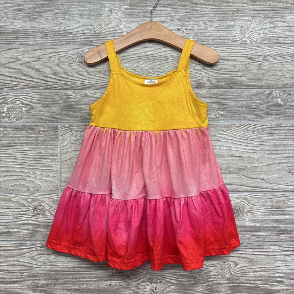 Strapped Tiered Dress 2t