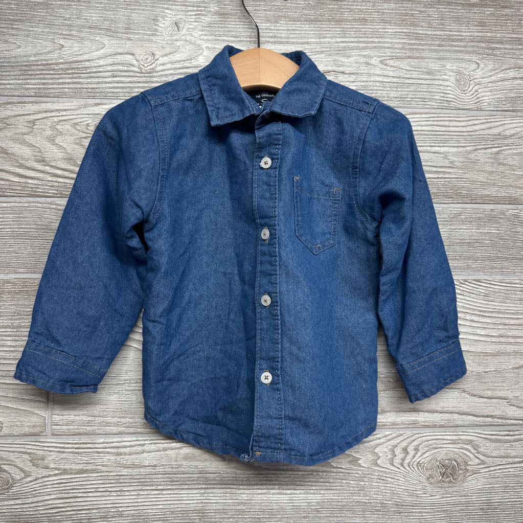 Chambray Button Up Shirt 18M
