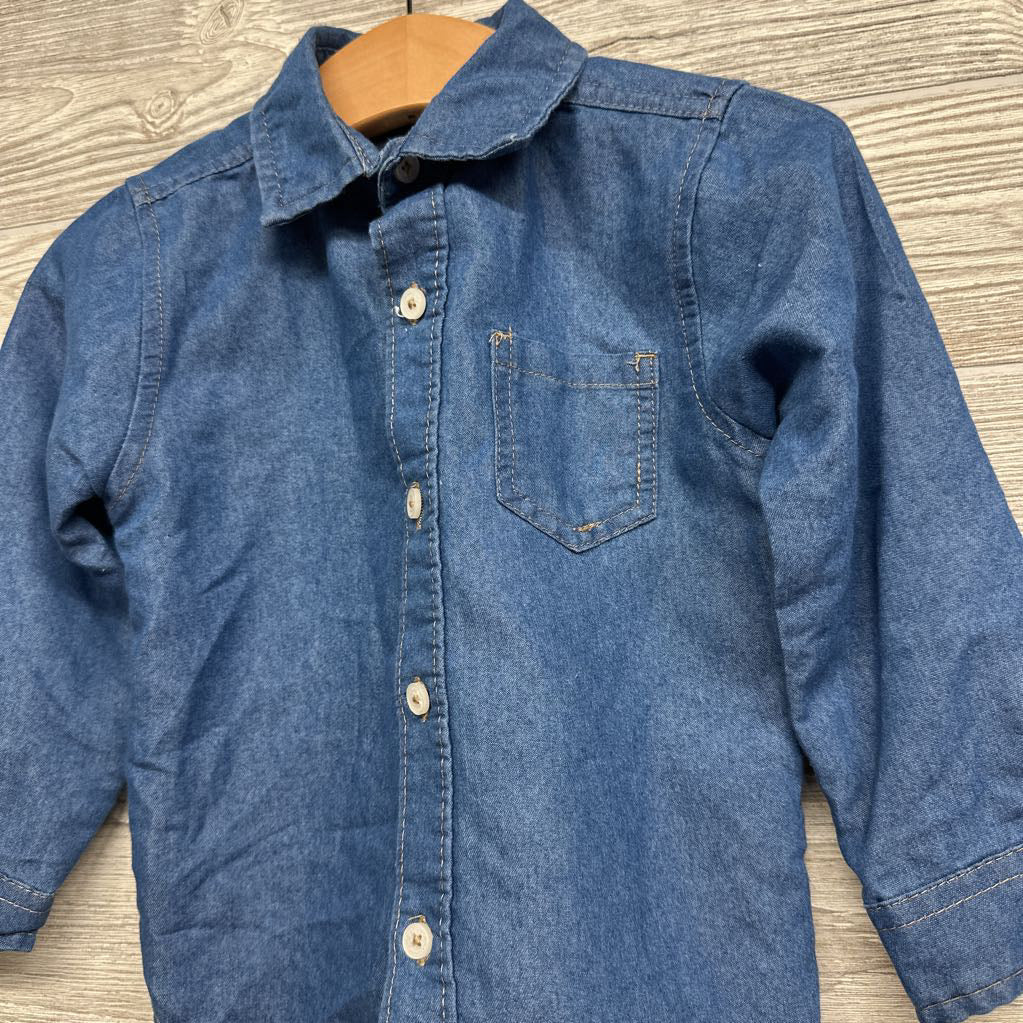 Chambray Button Up Shirt 18M