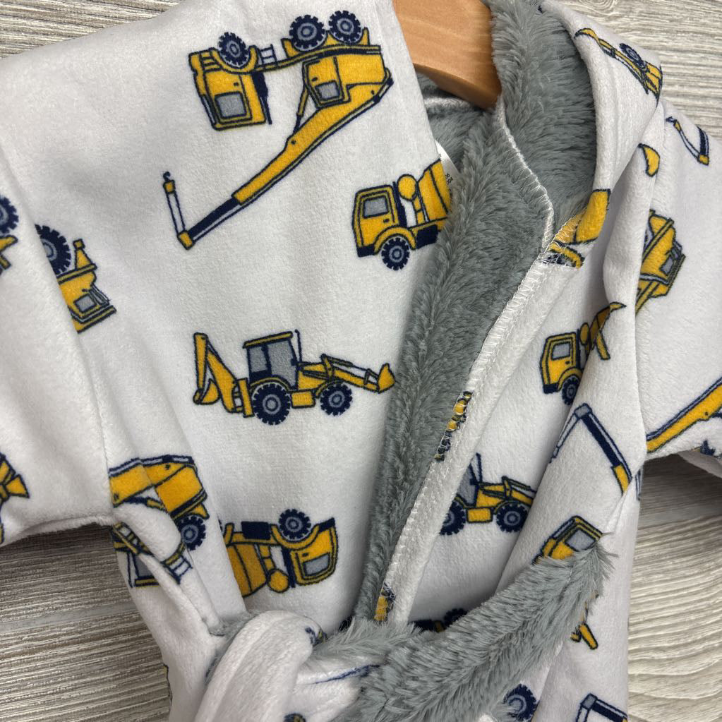 Construction Equipment Plush Lined Robe 6-12M