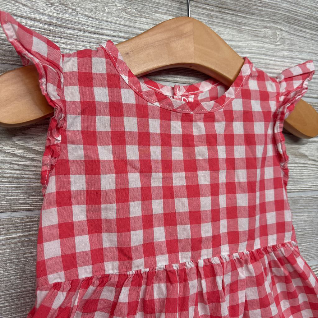 Gingham Peplum Shirt 18M