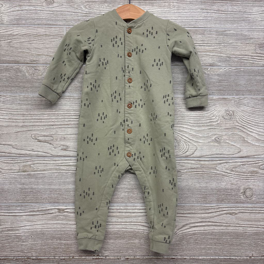 Button Up Outfit Trees 12-18M