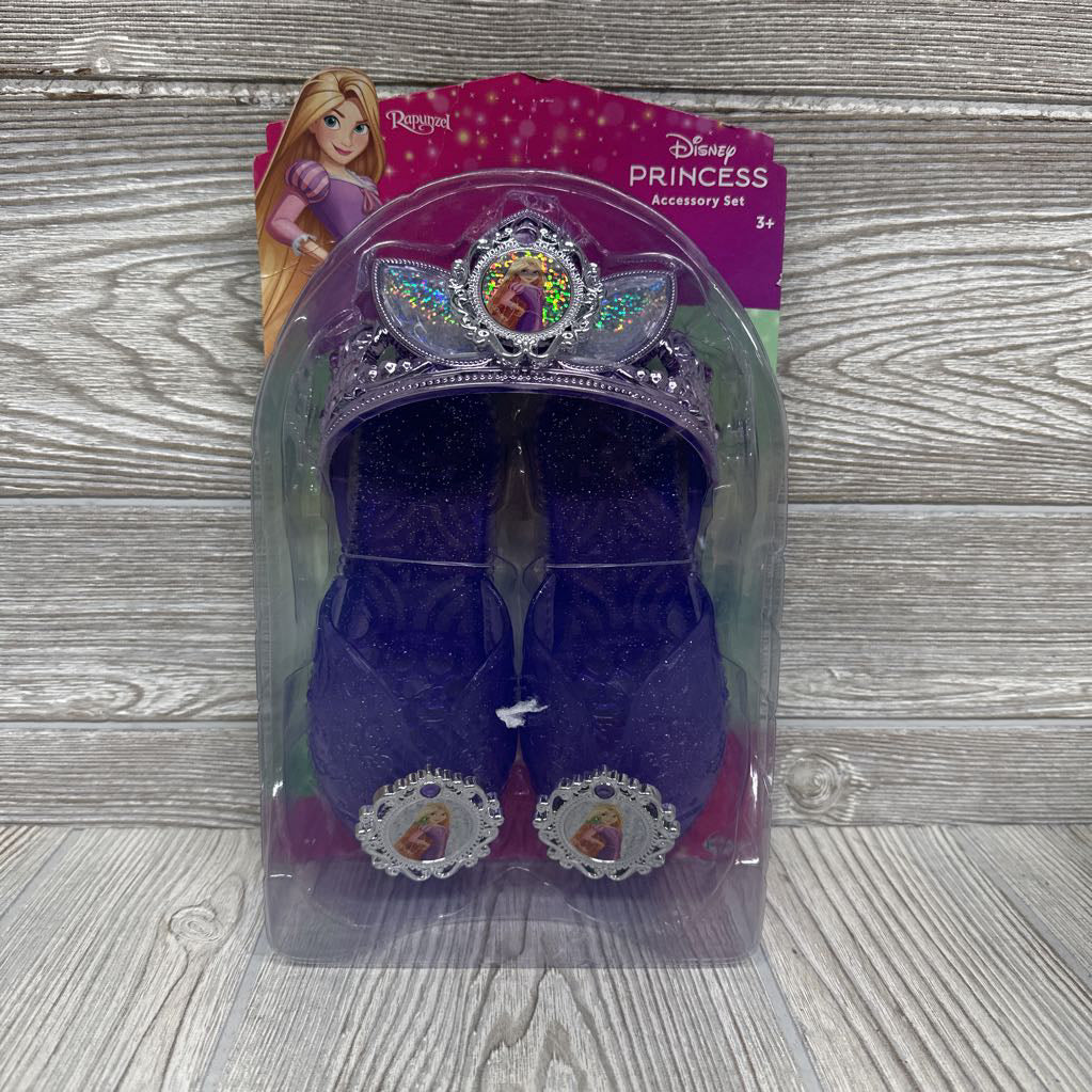 NEW Rapunzel Heels & Crown Dress Up Set