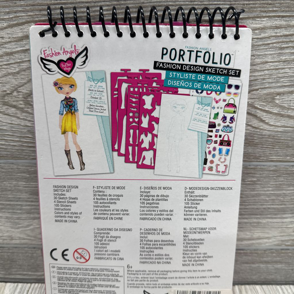 NEW Portfolio Fashion Design Sketch Set