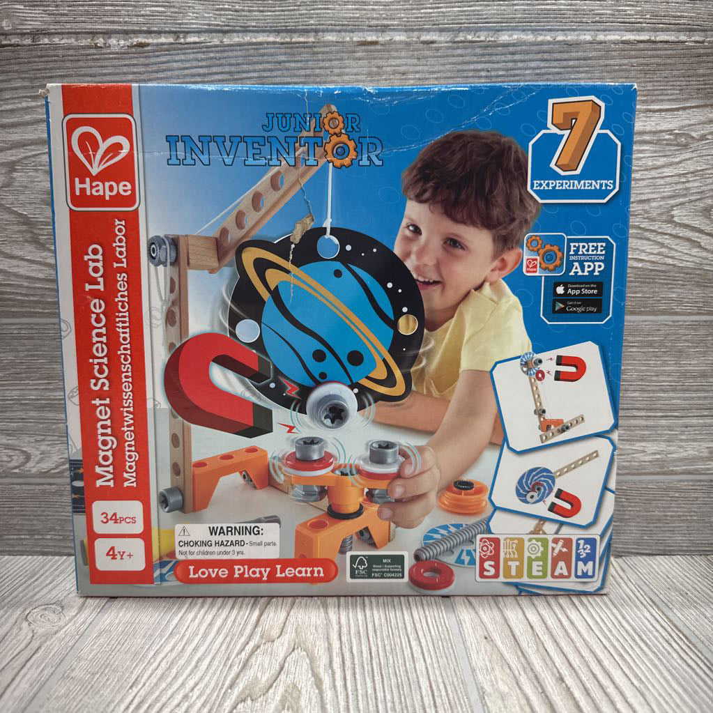 NEW 34 Pc Junior Inventor Experiment Set