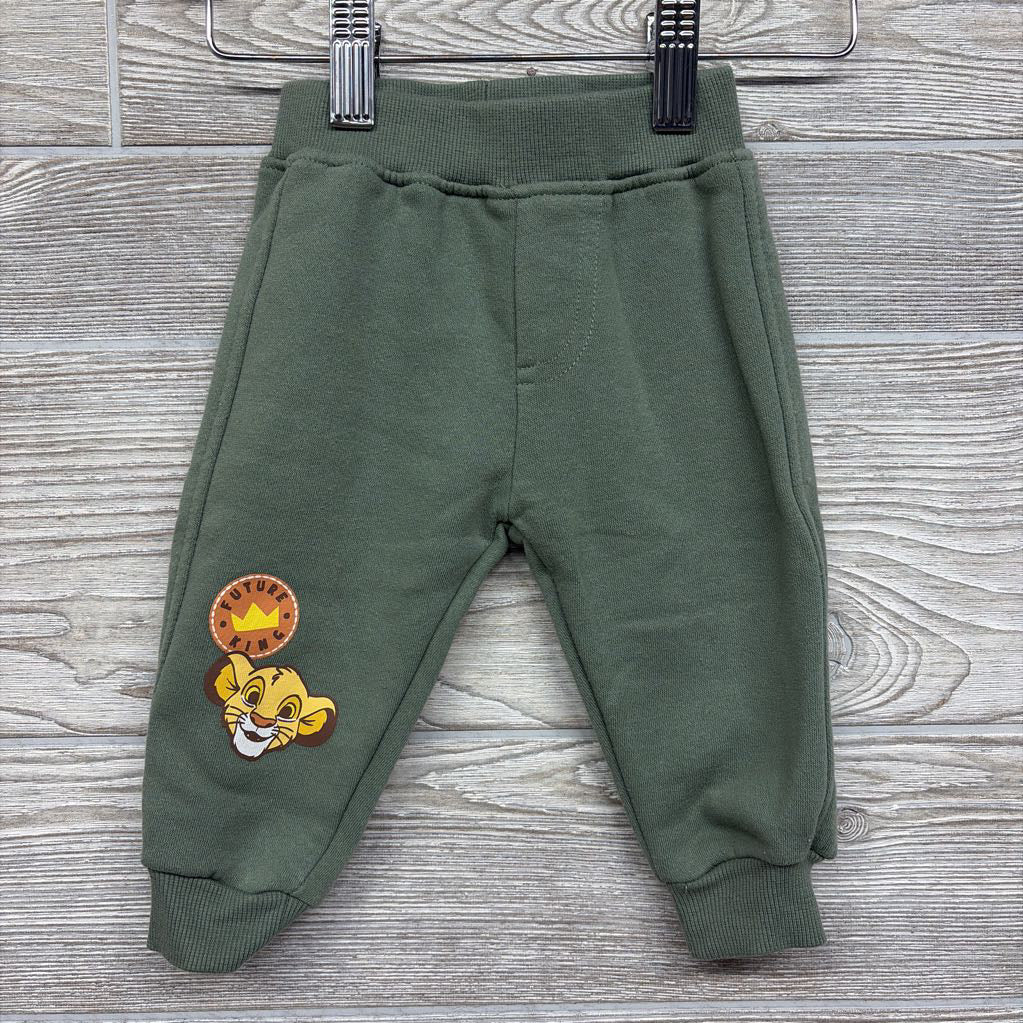 Crewneck No Worries Simba & Jogger Sweatpants 3-6M