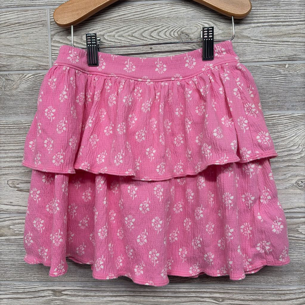 Textured Ruffle Skort Flowers 10