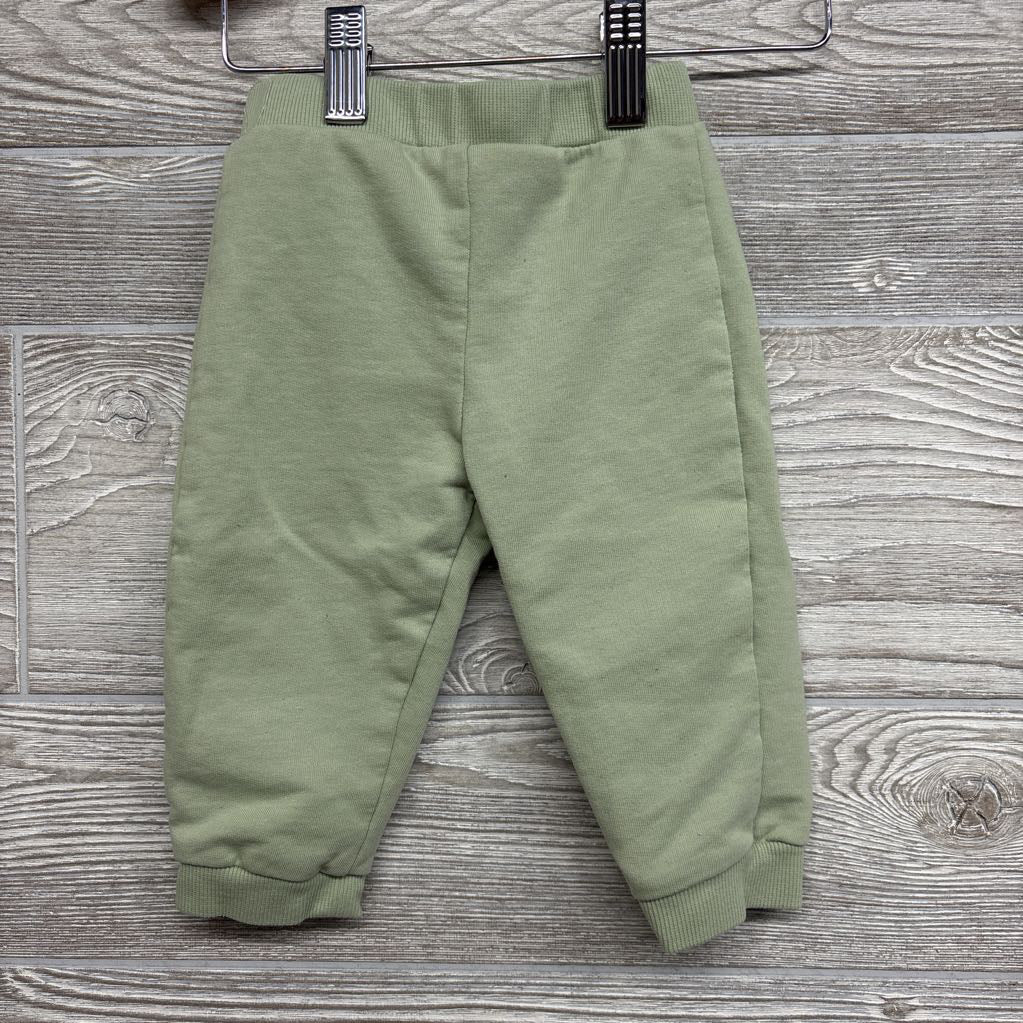 Crewneck Eyelet Flutter & French Terry Pants 9M