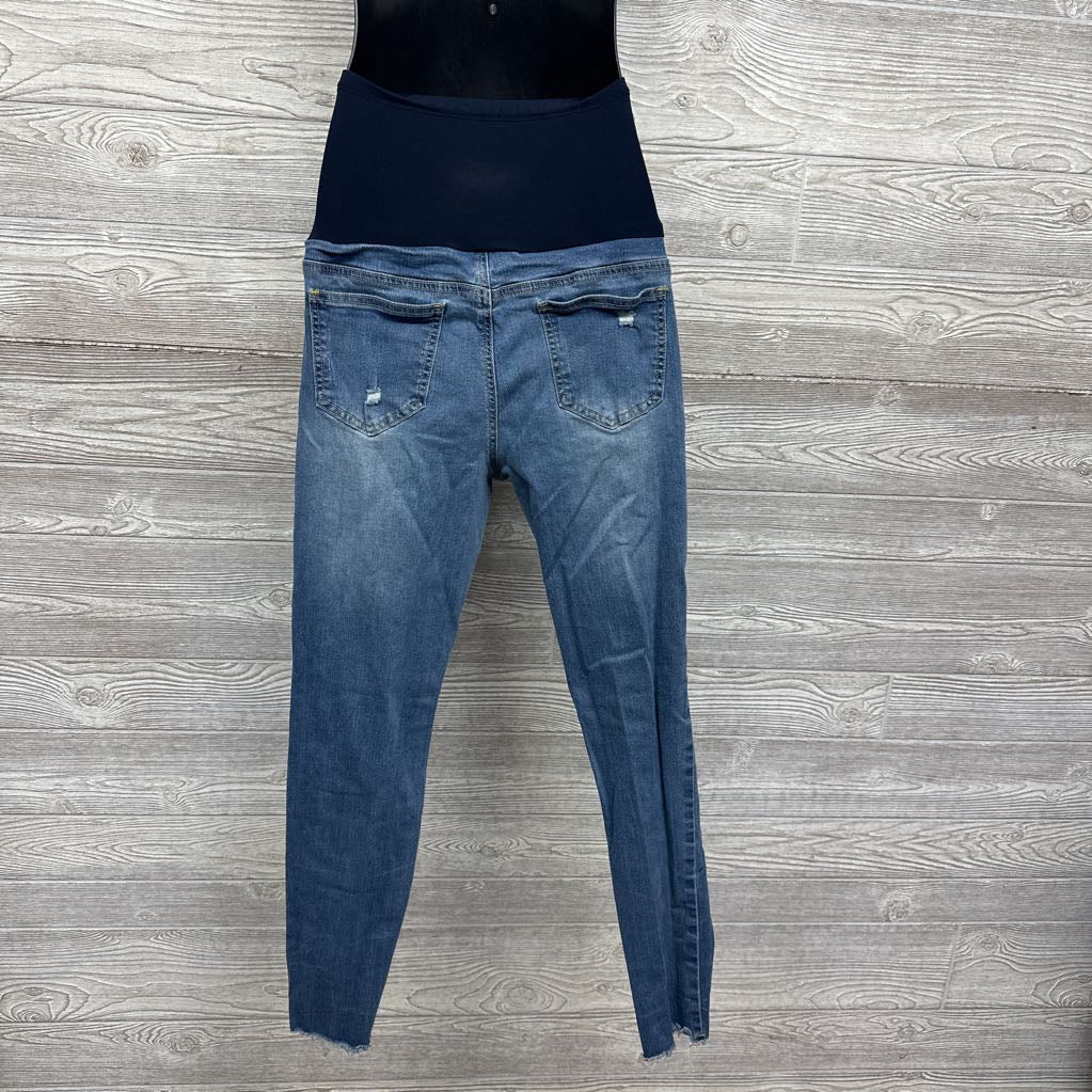 Full Panel Ripped Skinny Jeans Large