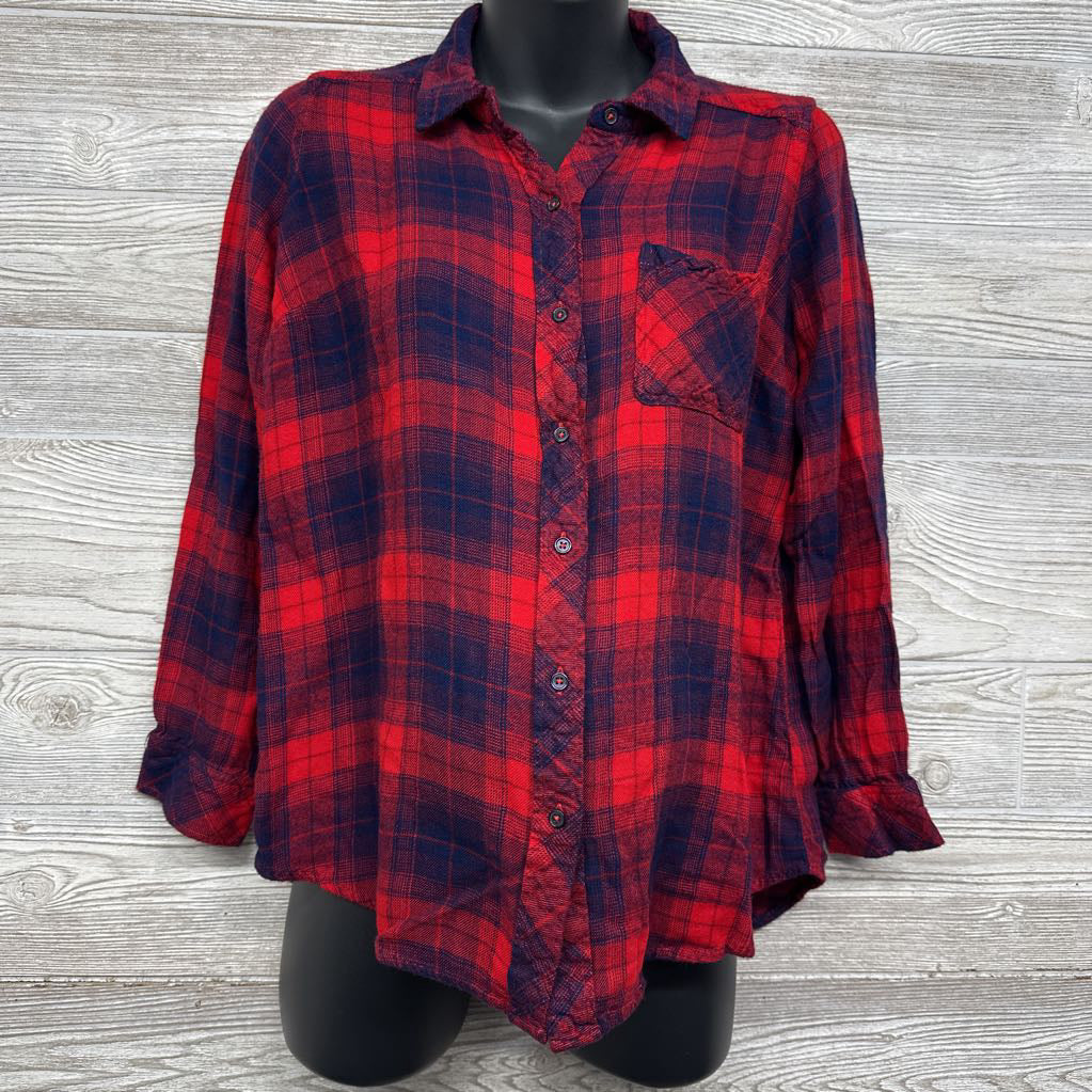Plaid Button Up Shirt Medium